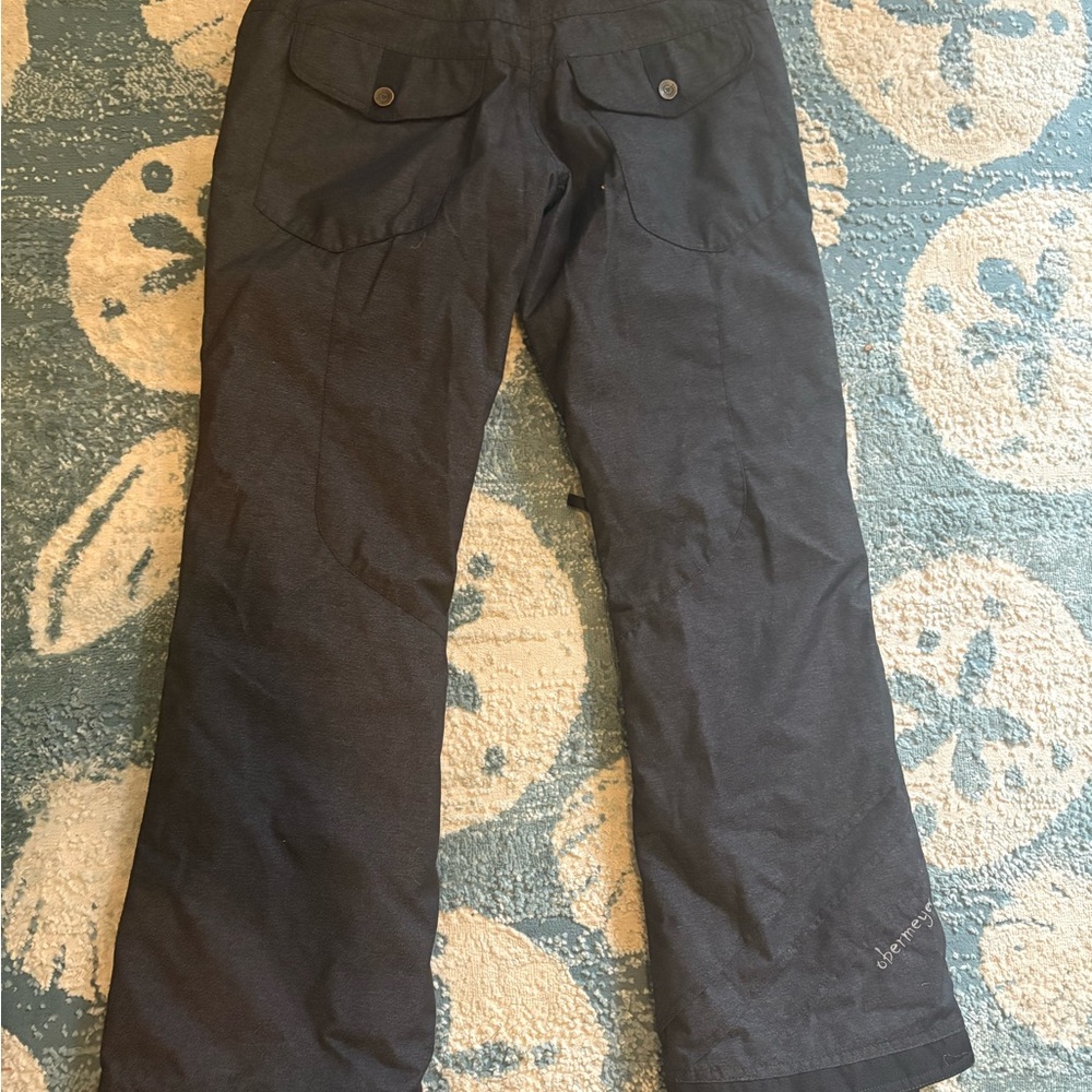 Obermeyer Women's Ski Snowboard pants charcoal size 4 - Picture 2 of 7